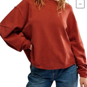 NWOT We The Free Rust color Total Eclipse Tee size xs